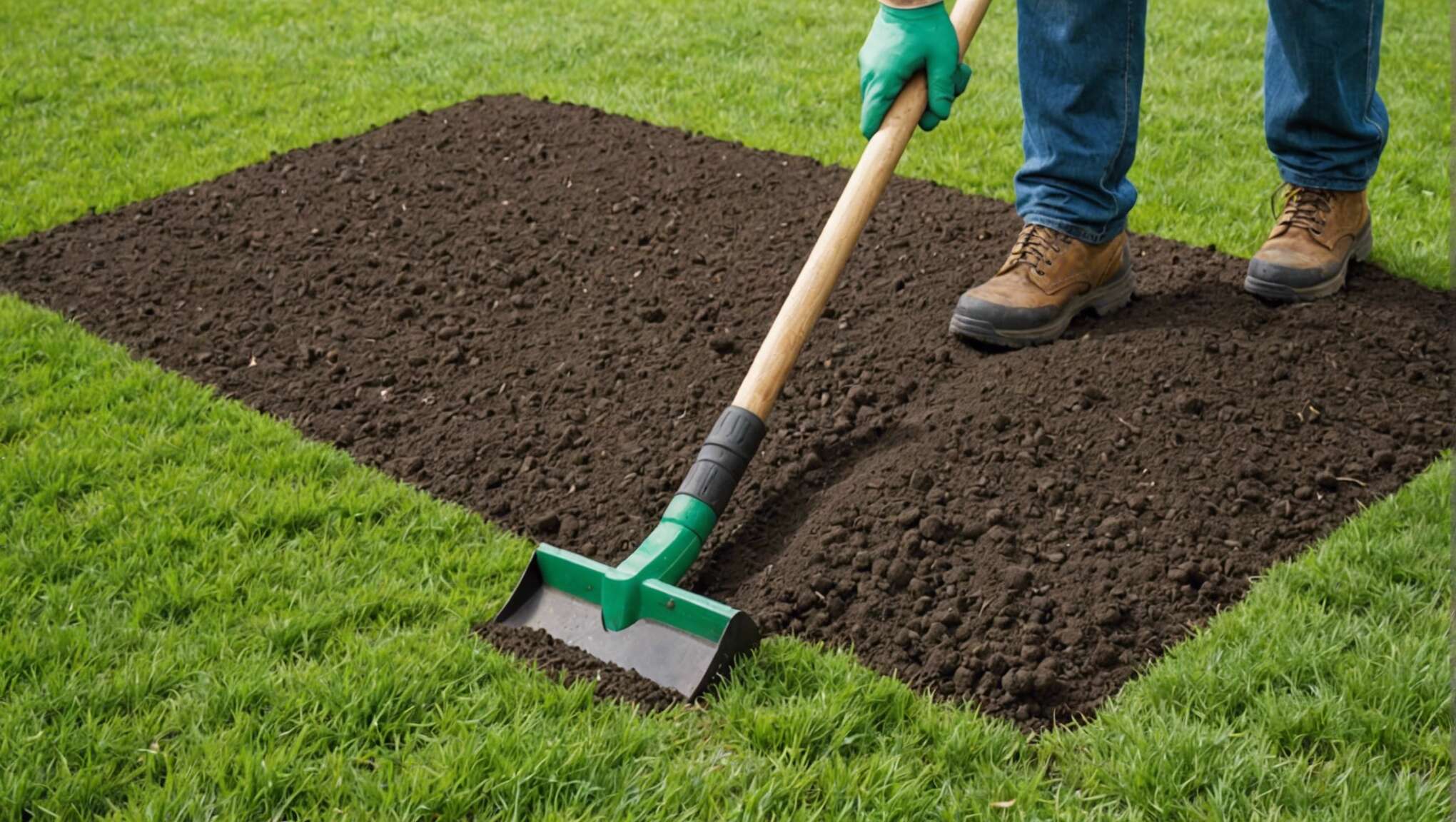 Préparation du sol avant la pose