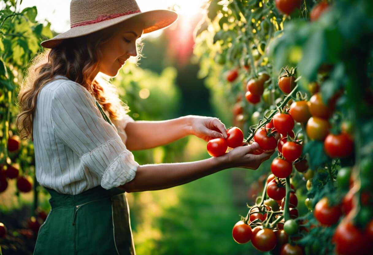 Choisir le moment idéal de la journée pour récolter les tomates