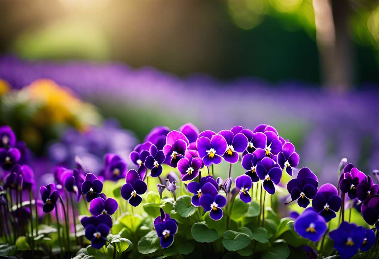 La sélection idéale des variétés de violettes pour votre jardin